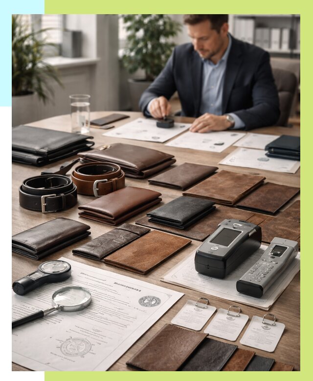 Сертификация кожаных изделий в Курганинске от 12481 р. | Алешин-Кгн