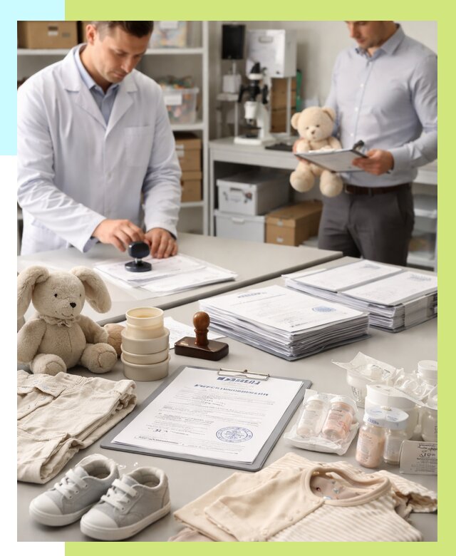 Сертификация детских товаров в Курганинске от 15602 р. | Алешин-Кгн