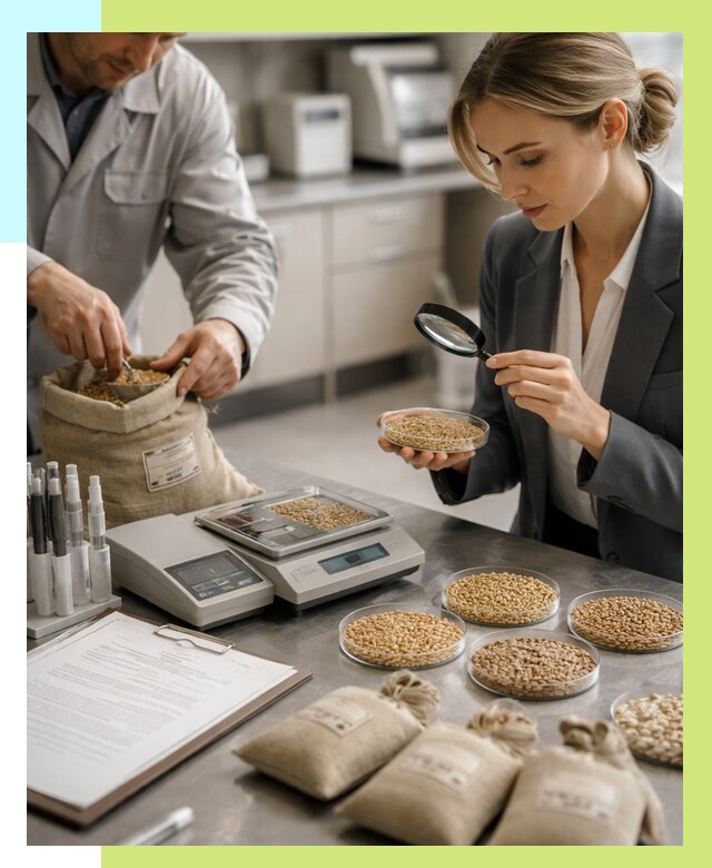 Сертификация зерна в Курганинске по цене от 15602 р. | Алешин-Кгн