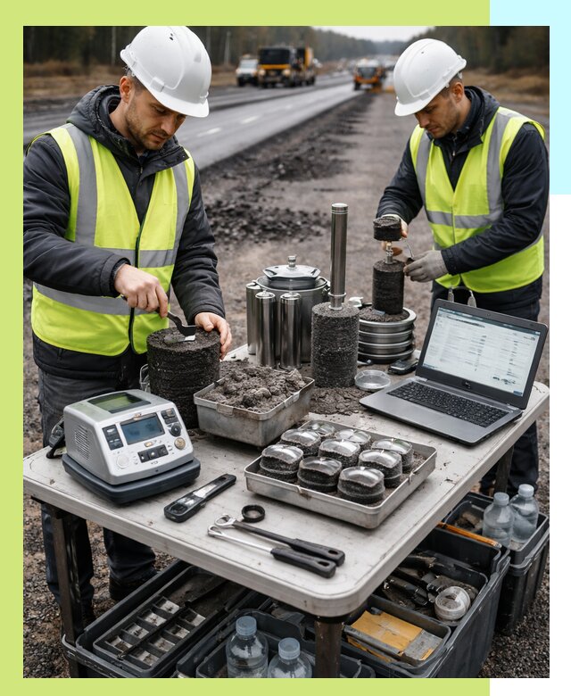 Сертификация асфальта: испытания и подтверждение в Курганинске