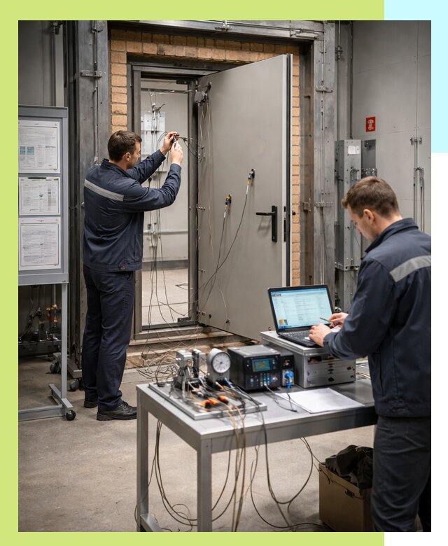 Сертификация противопожарных дверей в Курганинске по ГОСТ и ТР