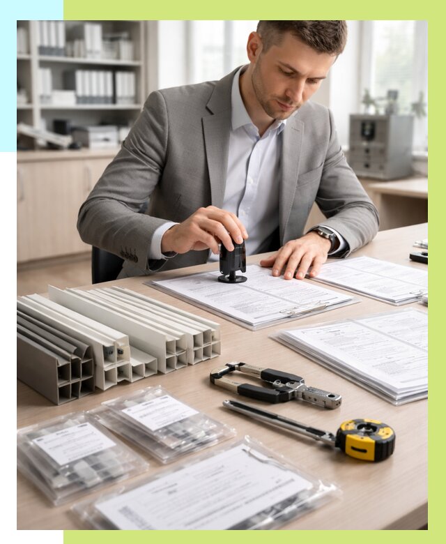 Сертификация ПВХ продукции в Курганинске от 8841 р., Алешин-Кгн