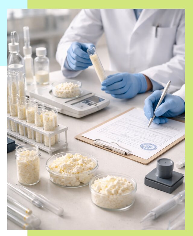 Сертификация творога в Курганинске от 12481 р. под ключ | Алешин-Кгн