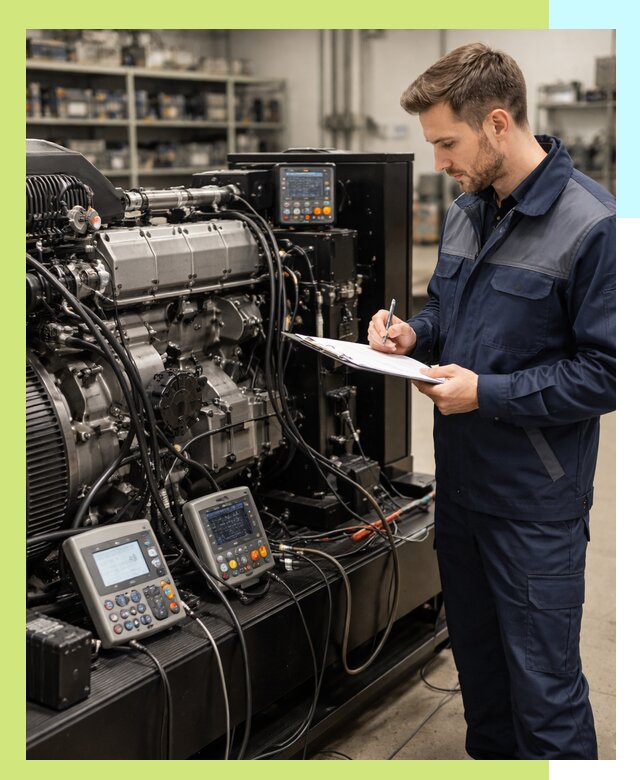 Сертификация дизельных генераторов и их оборудования в Курганинске