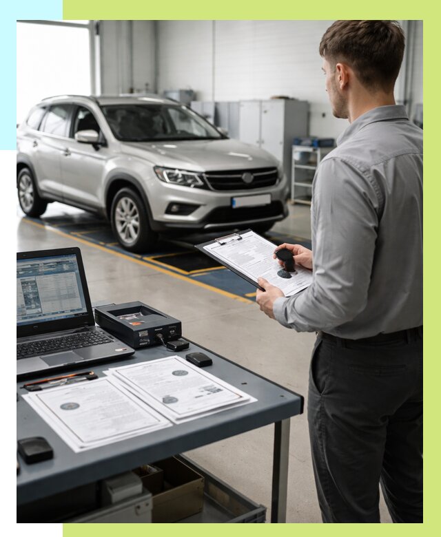 Сертификация транспортных средств в Курганинске от 12481 р. | Алешин-Кгн