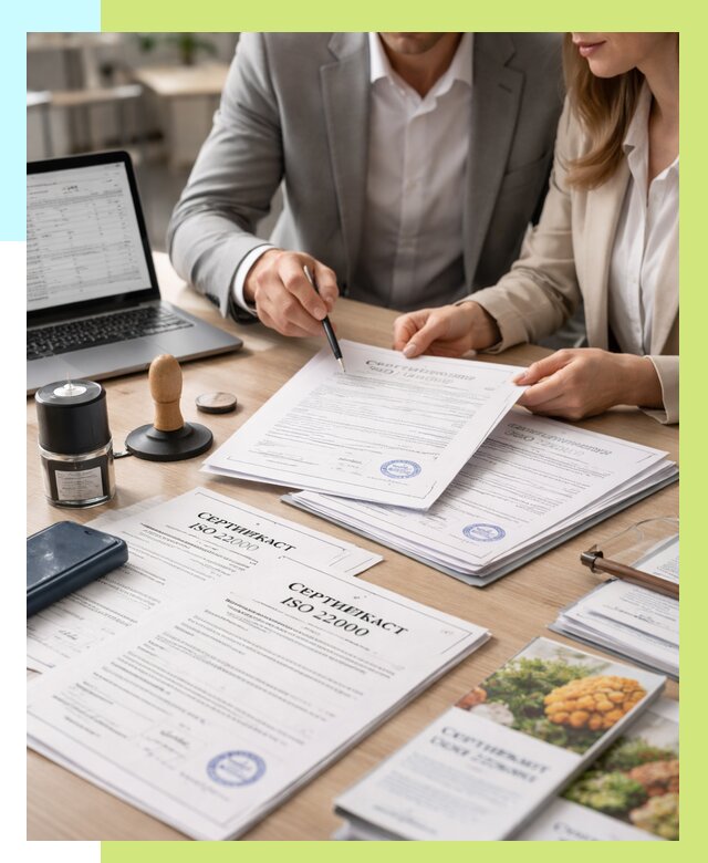 Сертификат ISO 22000 в Курганинске от 41604 р. под ключ | Алешин-Кгн