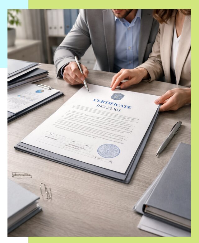 Сертификат ISO 22301 в Курганинске от 46805 р. | Алешин-Кгн срочно